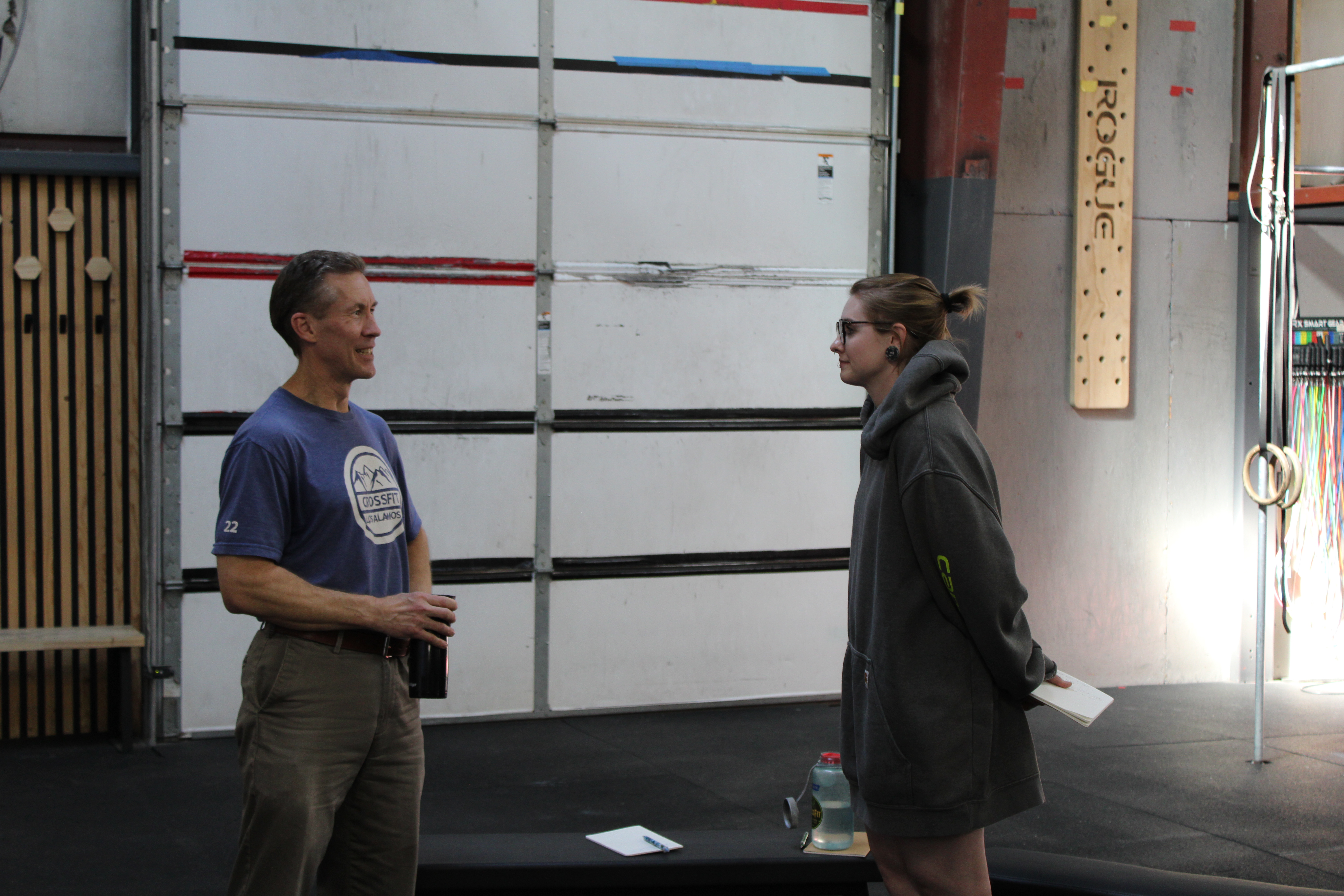 One-on-one coaching conversation during a Kestryl Edge workshop
